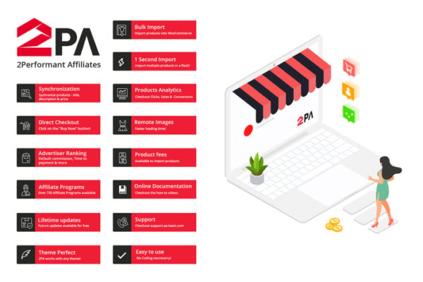 2pa woocommerce 2performant affiliates wordpress