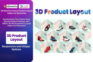 3d woocommerce product layout addon for elementor