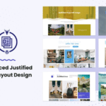 advanced justified blog layout design