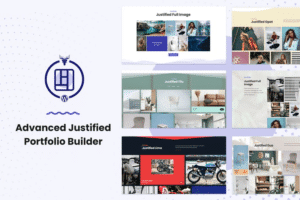 advanced justified portfolio builder