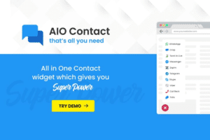 aio contact all in one contact widget