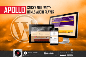 apollo sticky full width html5 audio player