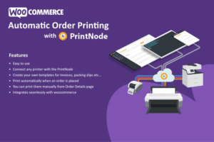 automatic order printing for woocommerce print