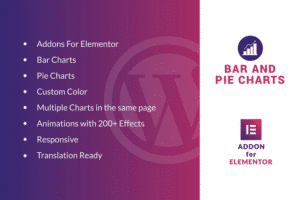 bar and pie charts for elementor wordpress plugin