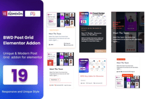 blog post grid addon for elementor