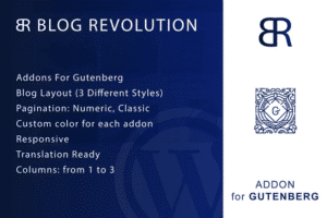 blog revolution for gutenberg wordpress plugin