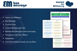 box message addons for wpbakery page builder