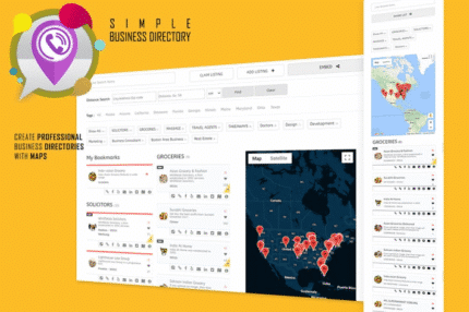 business directory with maps store locator