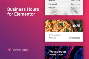 business hours for elementor