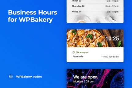business hours for wpbakery
