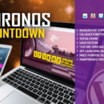 chronos countdown flip timer with background