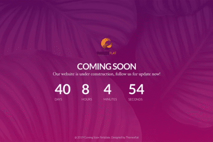 coming soon widget for elementor