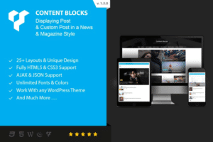 content blocks layout for wpbakery page builder