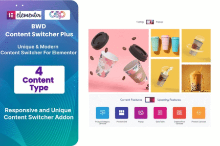 content switcher plus addon for elementor