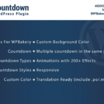 countdown addons for wpbakery page builder