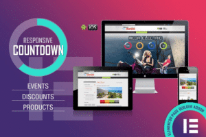 countdown pro events products elementor widget