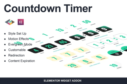 countdown timer elementor page builder addon