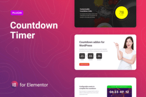 countdown timer for elementor