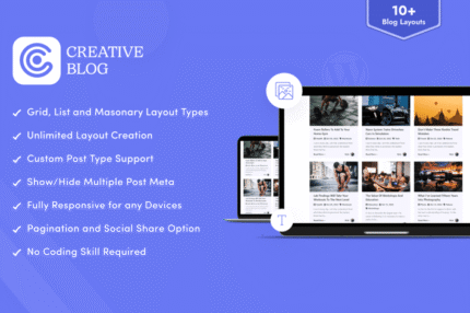 creative blog designer bundle for wordpress