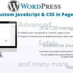 custom javascript css in pages