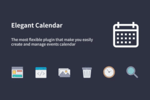 elegant calendar wordpress events calendar