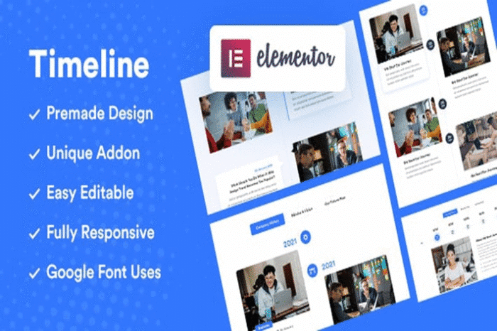 elementor timeline addon timeline wordpress