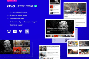 epic news elements elementor wpbakery add ons