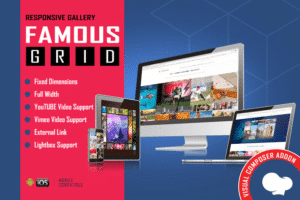 famous grid gallery for wpbakery page builder