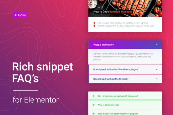 faq accordions for elementor