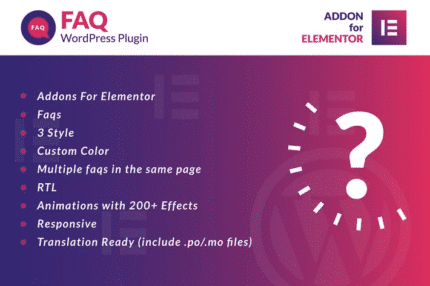 faq for elementor wordpress plugin