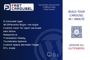 fast carousel for gutenberg wordpress plugin