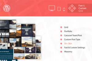 fast custom grid wordpress