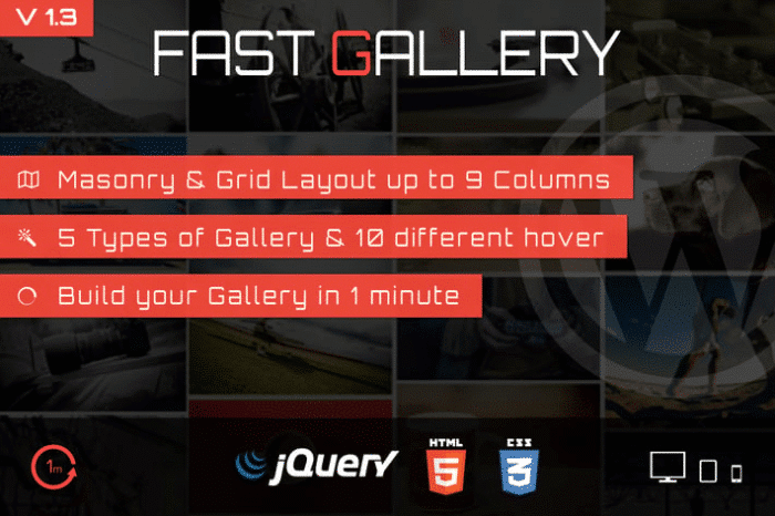 fast gallery premium wordpress
