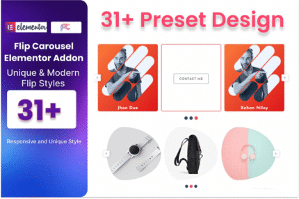 flip carousel addon for elementor