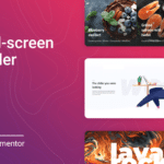 full screen slider for elementor