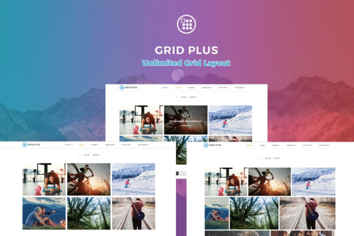 grid plus unlimited grid layout