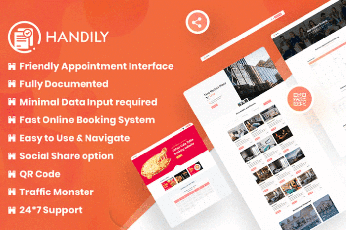 handily booking system