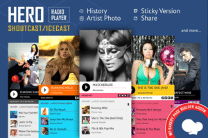 hero shoutcast icecast radio player wpbakery addon