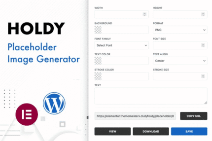 holdy placeholder image generator