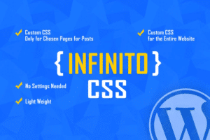 infinito custom css for chosen pages and posts