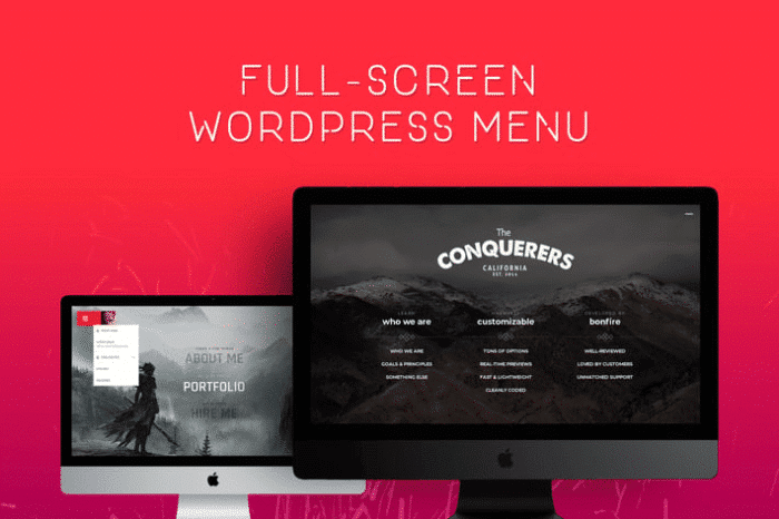 jumbo fullscreen wordpress menu