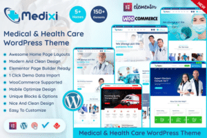 medixi doctor medical care wordpress theme