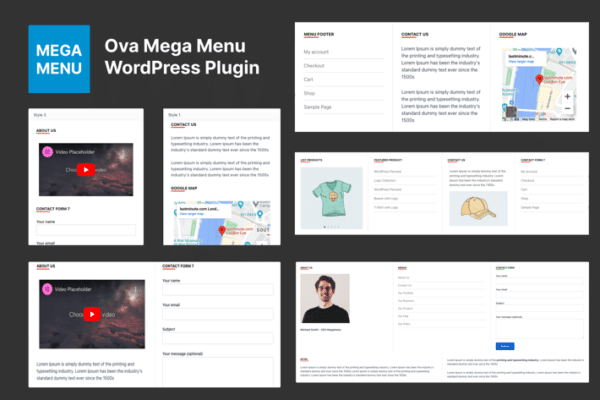 mega menu wordpress plugin ova