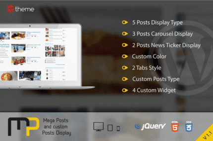 mega posts and custom posts display wp