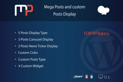 mega posts display for