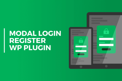 modal login register forgotten wordpress