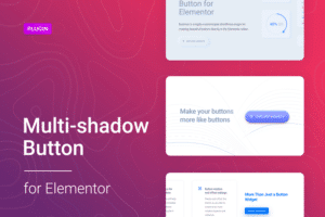 multi shadow button for wordpress