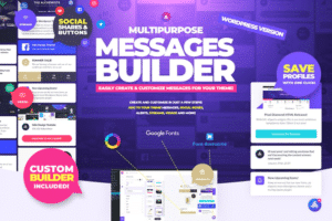 multipurpose messages and social share builder