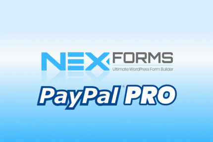 nex forms paypal pro add on