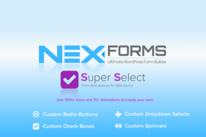 nex forms super selection form field add on